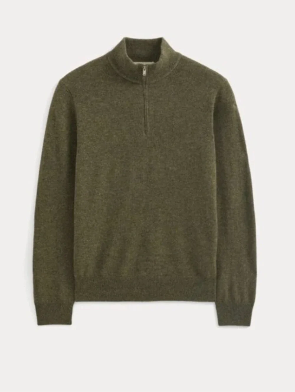 🆕EVERLANE The Cashmere Quarter-Zip Sweater